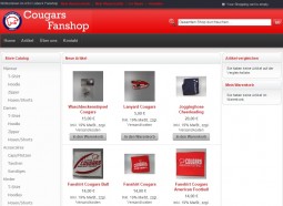 Neuer Cougars-Fanshop ist online